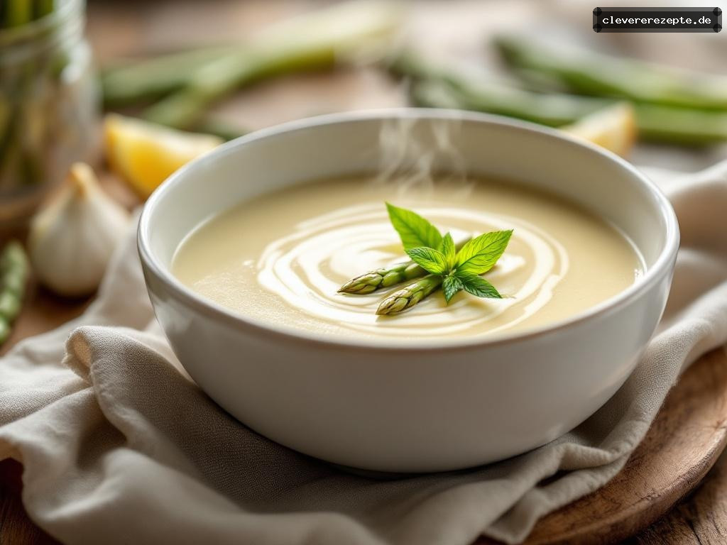 Cremige Spargelcremesuppe