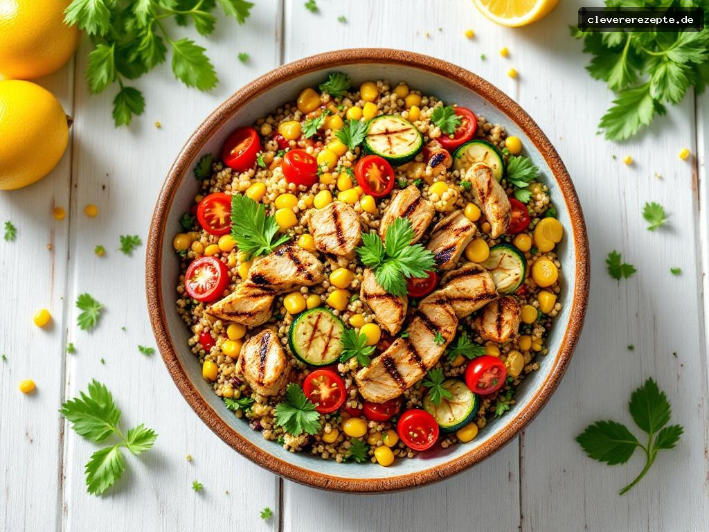 Quinoa-Salat mit Hähnchen