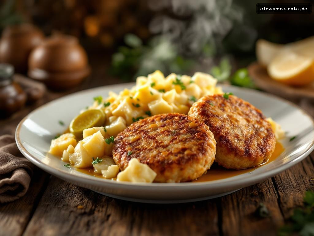 Berliner Buletten mit Kartoffelsalat