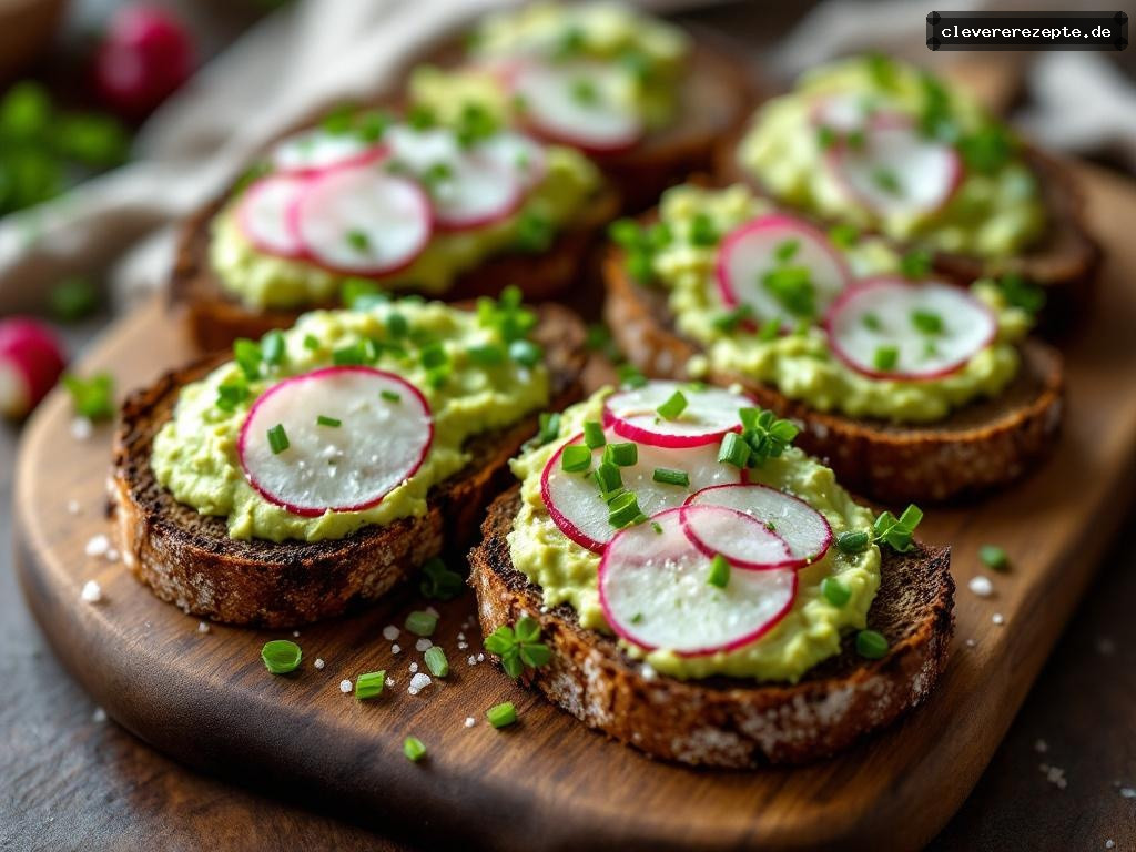 Bärlauch-Radieschen-Butterbrot mit Fleur de Sel