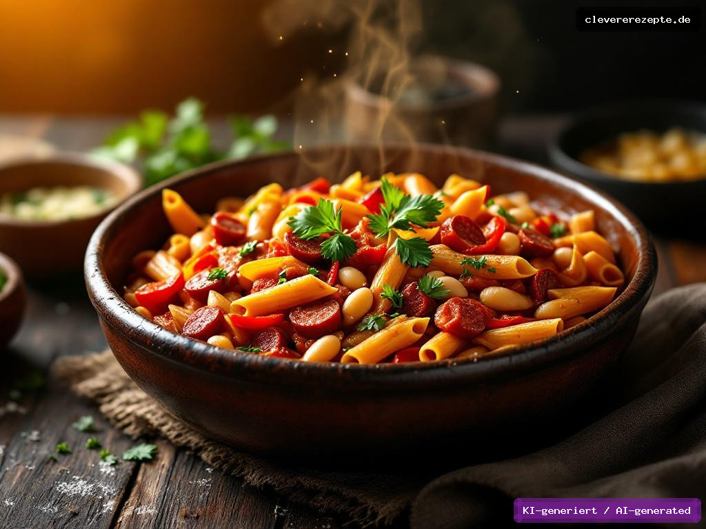 Eintopf-Nudeln mit Chorizo & Paprika